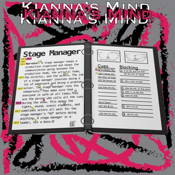 Theatre Stage Book Etsy