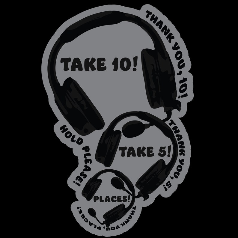 Stage Manager Sticker Pack, Stage Manager, Prompt Book, Spike Tape, Headsets, Stage Manager Kit