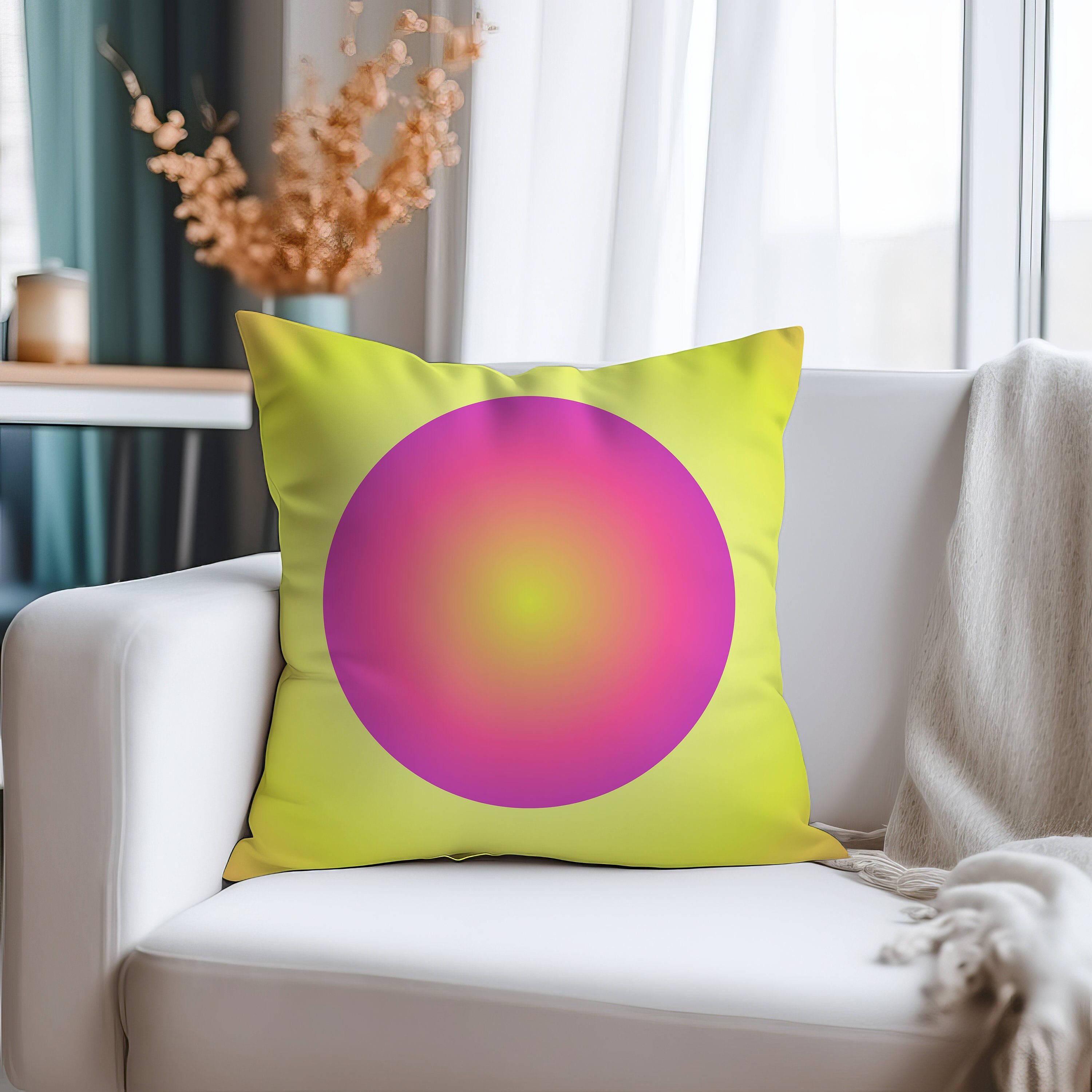 Neon yellow blanket hotsell