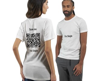 The Ultimate QR code Personalized Conversation Starter Tee - Premium Unisex Crewneck T-shirt