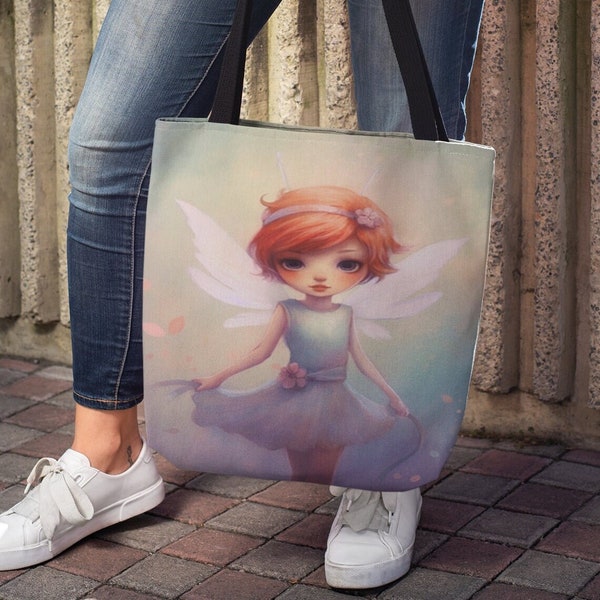 Whimsical Journeys: Art-inspired Fairy Tales Tote Bag  | Wonderland Fantasy Fashion Accessory | Spacious and Durable Overnight Carryall Day