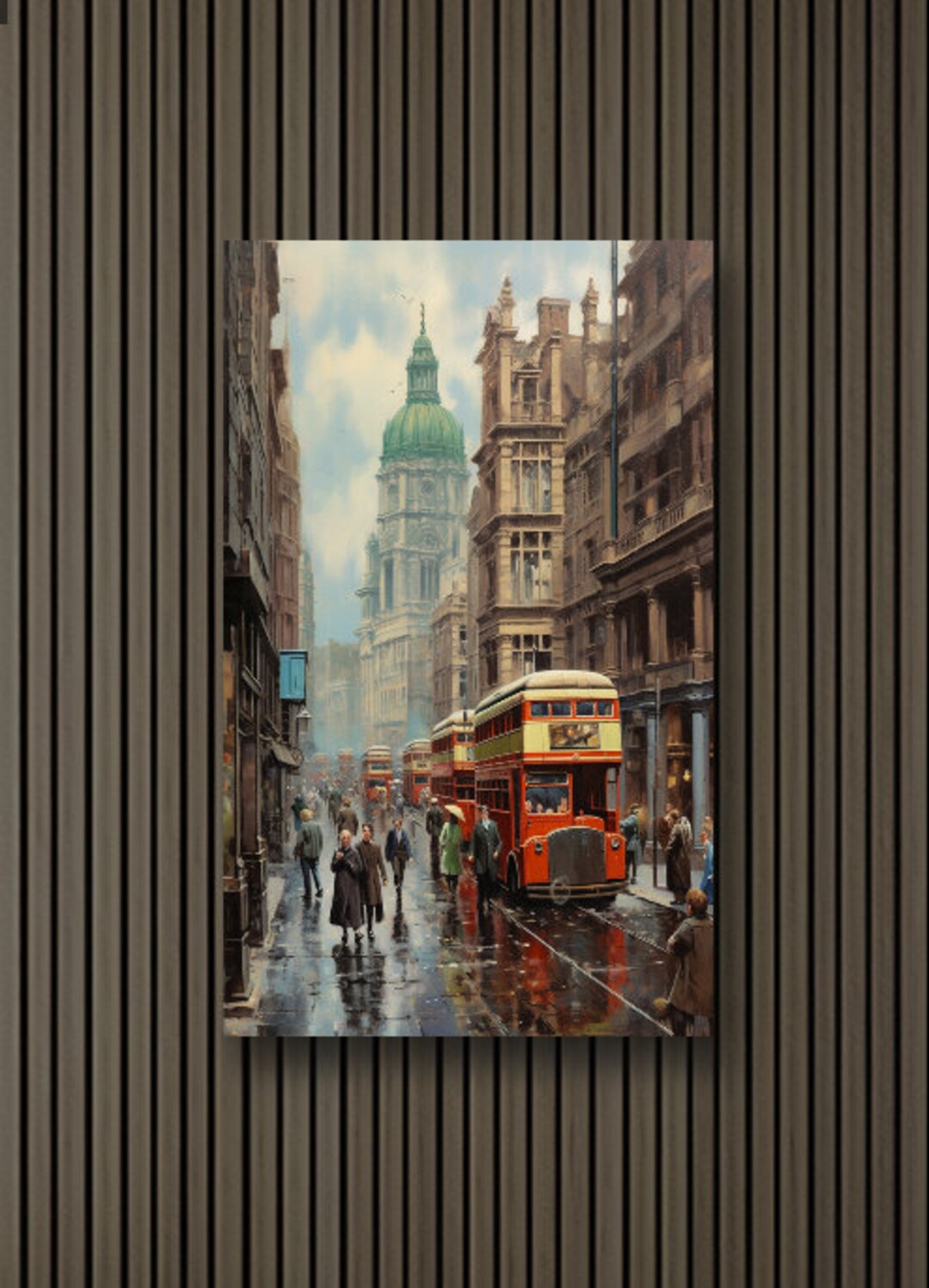 Evening Commute Fine Art Poster- Matte Finish Poster