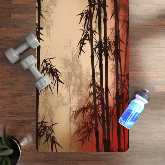 Ruhige Vibes: Mikrofaser Gummi Yogamatte | Gelassener Bambus Nebel Wald  Garten Silhouette | Harmony Mind and Body Fitness Accessoire - Etsy.de