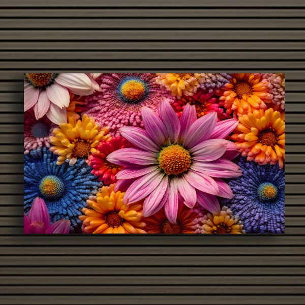 Floral Flower Burst Etsy