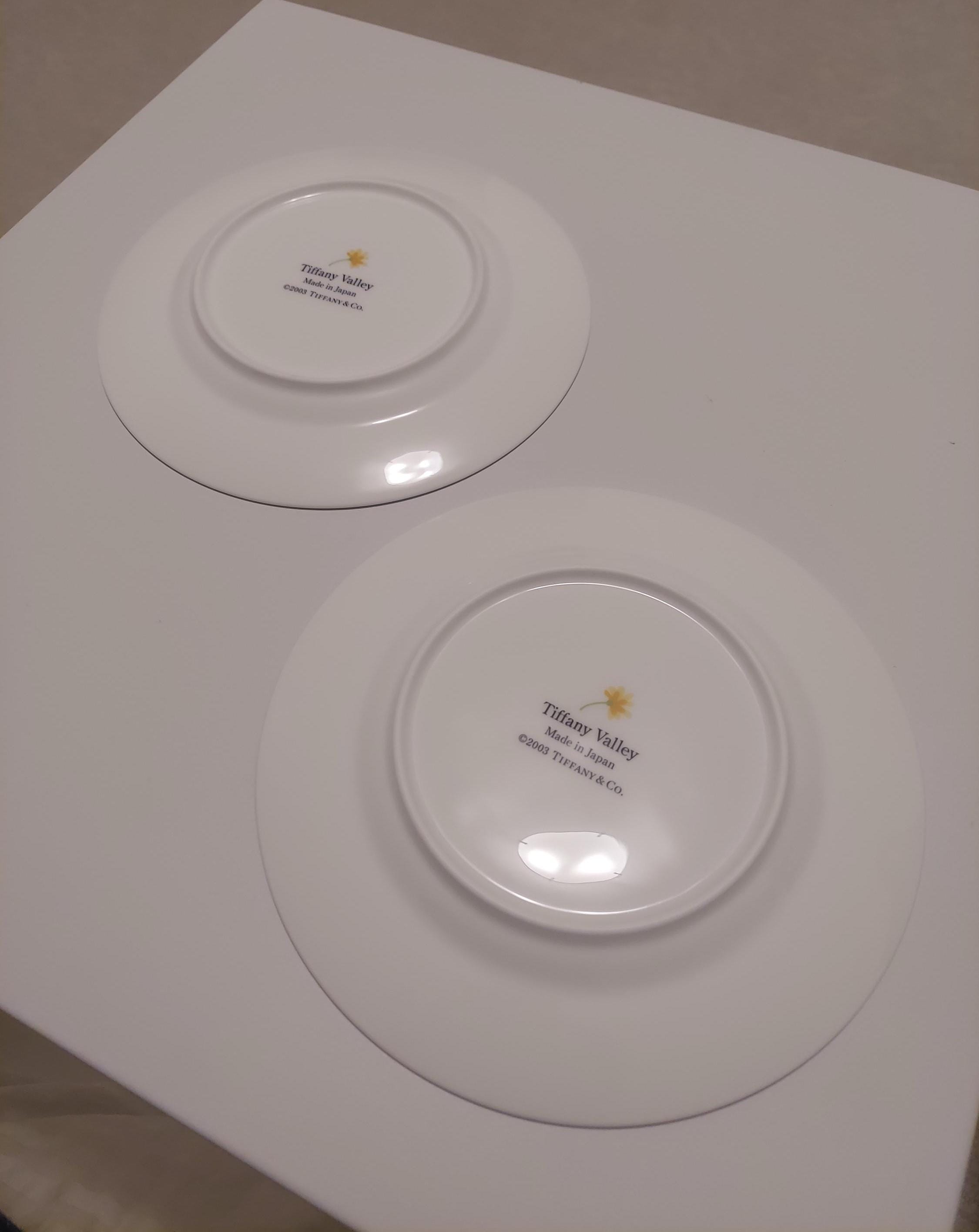 Set of Vintage Tiffany & Co. Valley Blue and White 7