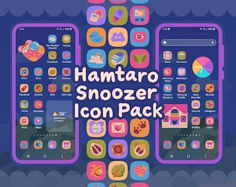 Hamtaro Snoozer Icon-Paket