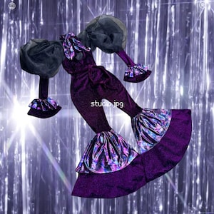 Drag Queen Puff Sleeve Disco Jumpsuit