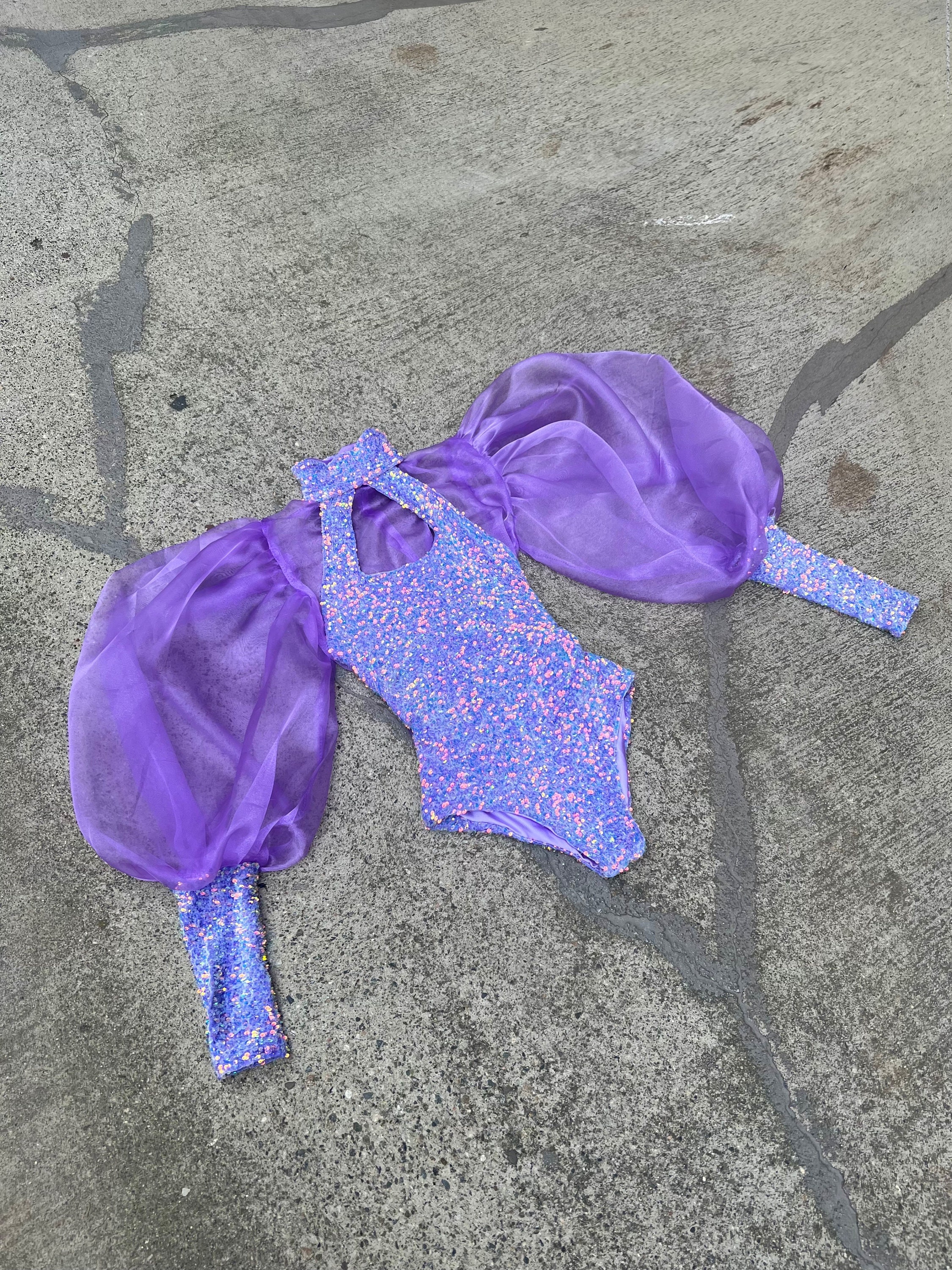 Dragon Princess Puff Sleeve Leotard