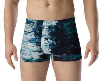 Men's Sexy Boxer Briefs Colorful Abstract Art