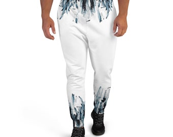 Men's Stylish Joggers Abstract Art Athleisure