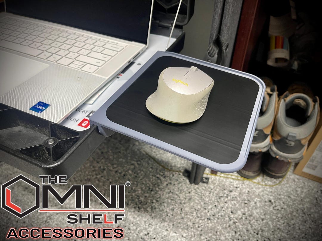 Omnishelf Compatible Portable 3d Printed Mouse Tray for Field Work - Etsy