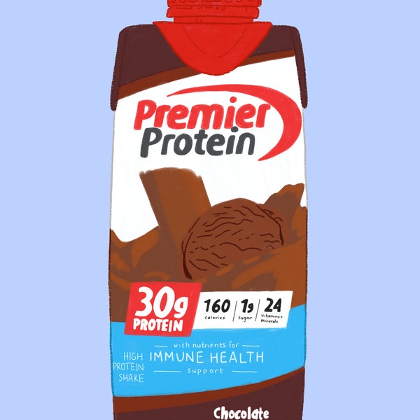 Protein Shake Small Print