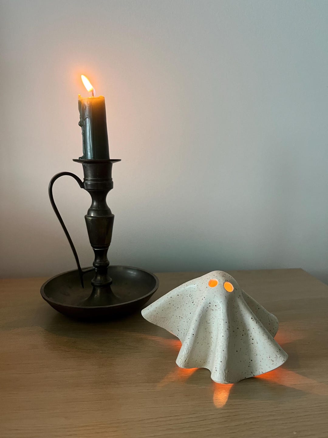 Handmade Ceramic Ghost Decor: Spooky Halloween Decoration - Etsy
