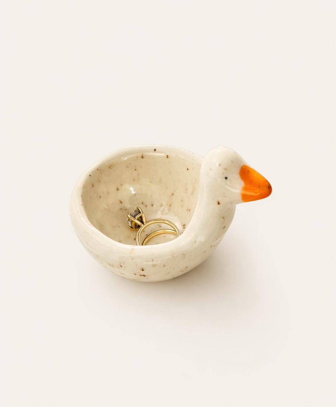 Silly Goose Ceramic Ring Dish