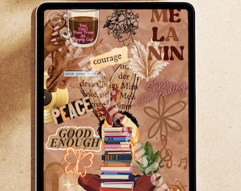 Stacked Books Kindle Insert: Bookish Kindle Stickers