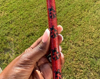 Ladybug Glitter Gel Pen: Refillable Papermate Inkjoy