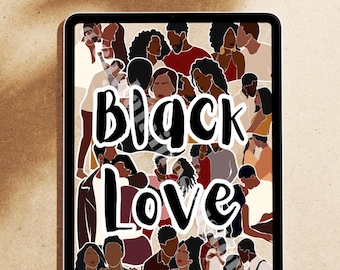 Black Love Kindle Insert: Bookish Kindle Stickers