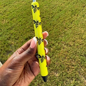 Bumblebee Glitter Pen | Gel Pen | Refillable Pen