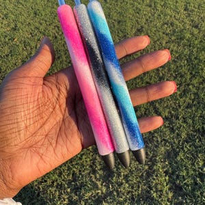 Swirl Glitter Pen | Gel Pen | Refillable Pen