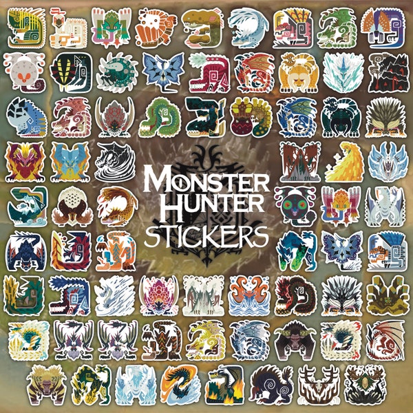 Monster Hunter World Stickers