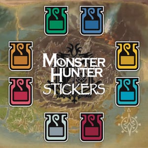 Stickers Potion Monster Hunter World