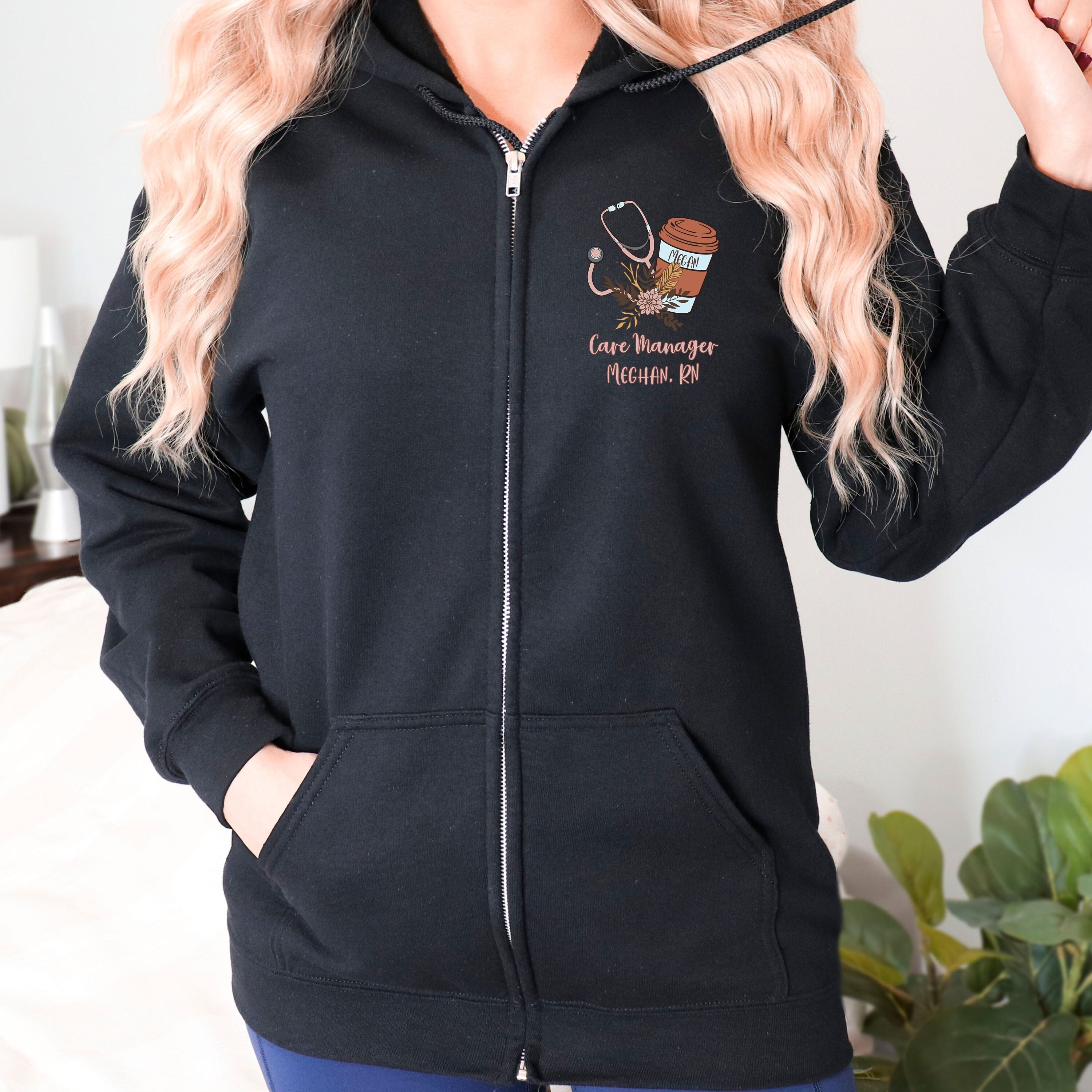 Nurse zip up hoodie hotsell