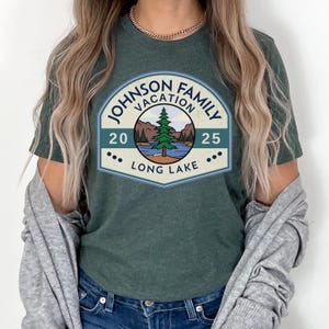 Custom Family Lake Vacation Shirts, Matching Group Reunion T-shirts, Family Trip 2025, Custom Lake tee, Lake Life, Boating, Camping Cousins