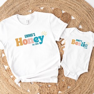 Custom Nonna & Me Shirts, Nonna's Bestie, Grandmas' Boy Girl Baby Bodysuit Pregnancy reveal New Grandma established, Matching Grandma Shirt