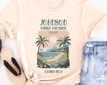 Personalized Family Vacation Shirts, Matching Group Shirts, Custom Family Matching, Beach Vacation, Friends Vacation, Family Travel Shirt