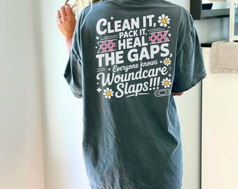 Comfort Colors Retro Wound Care Nurse Shirt, Ostomy Nurse Zip Hoodie, WOC Nurse TShirt RN Nurse Week Appreciation Gift, WOCN Sweatshirt