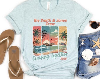 Custom Group Cruise Shirts, Cruise Crew T Shirts, Custom Family Cruise Tees, Matching Cruise Tshirts, Family Vacation Shirts Birthday Cruise