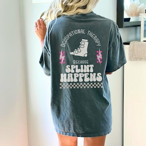 Camiseta de terapia ocupacional Comfort Colors®, camiseta de terapeuta, camiseta de asistente de OT, regalo de OT, camiseta de terapeuta ocupacional COTA, regalo de graduación