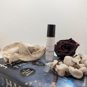Harrow - The Locked Tomb inspired personal fragrance, 10 ml amber glass roller ball fragrance oil
