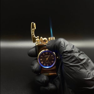 Jet Flame Watch Butane Torch Lighter