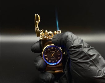 Jet Flame Watch Butane Torch Lighter