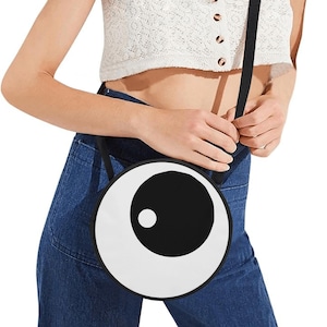 Eye-Conic Crossbody, Weirdcore Whimsigoth Purse