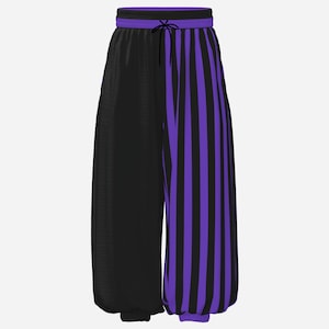 purple striped dress pants Mens Bell Bottoms Flares Purple & Black Pin Stripe Striped Pants Trousers Jeans Vintage Retro (32 Waist x 32 Leg) at Amazon Men's Clothing store