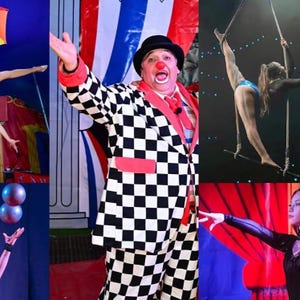 Checkers n Rot Herren Clown Anzug Mantel! Baumwolle Schwarz Weiß Karierte Clowncore Blazer Zirkus Anzugjacke