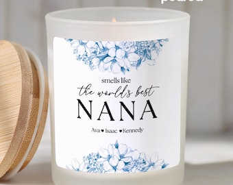 World's Best Nana Candle Mother's Day Candle for Grandma Custom Candle for Nana Best Nana Candle from Grandkids