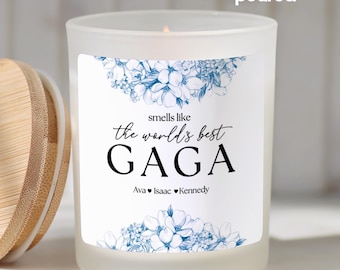 World's Best Gaga Candle Mother's Day Candle for Grandma Soy Candle for Gaga Best Gaga Candle from Grandkids