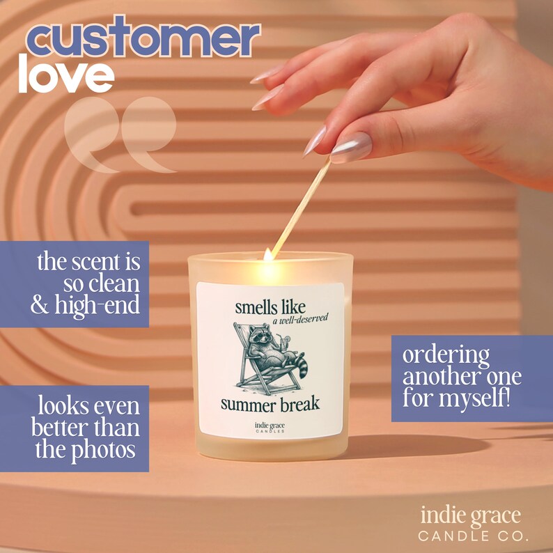 Smells Like a Well-deserved Summer Break Candle for Teacher ...