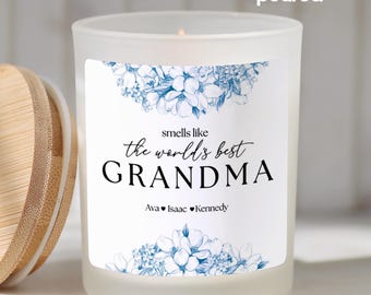 World's Best Grandma Candle Mother's Day Candle for Grandma Soy Candle for Grandma Best Grandma Candle