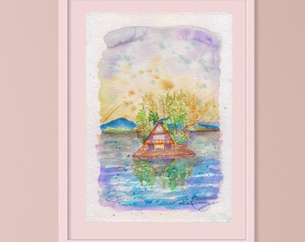 House in the lake
