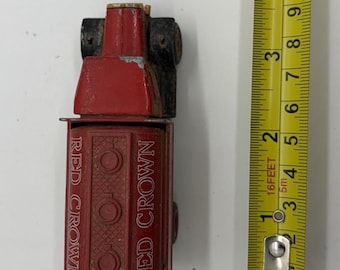 Vintage Lledo 13001 Red Crown Gasoline Tanker Truck Diecast Made in England