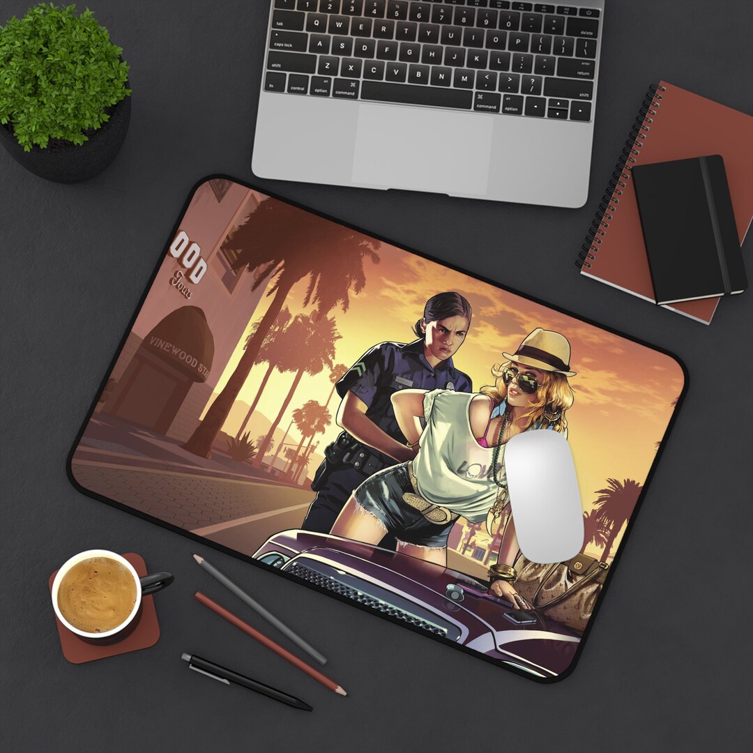 Grand Theft Auto Mouse Pad GTA 5 Desk Mat Gaming Mouse Pad Etsy