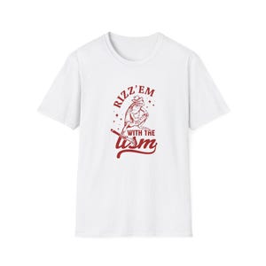 Rizz em&#39; with the tism T-Shirt, rizz t shirt, rizz meme, 10 colors