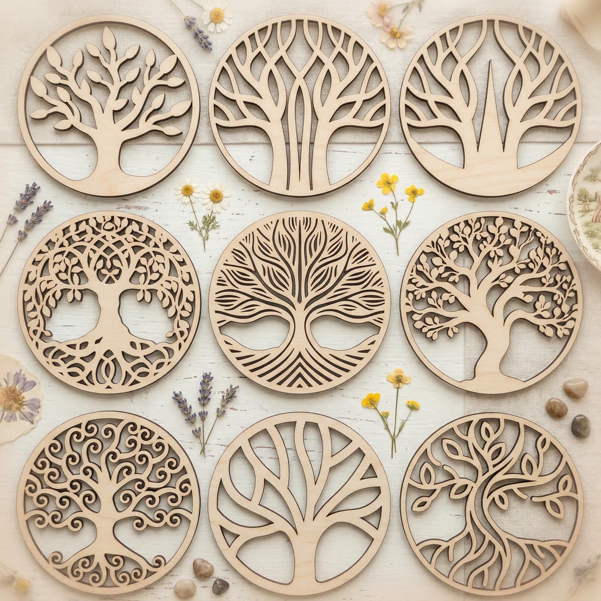 Tree of Life SVG DXF PNG, Laser Cut File Glowforge Cricut (digital ...