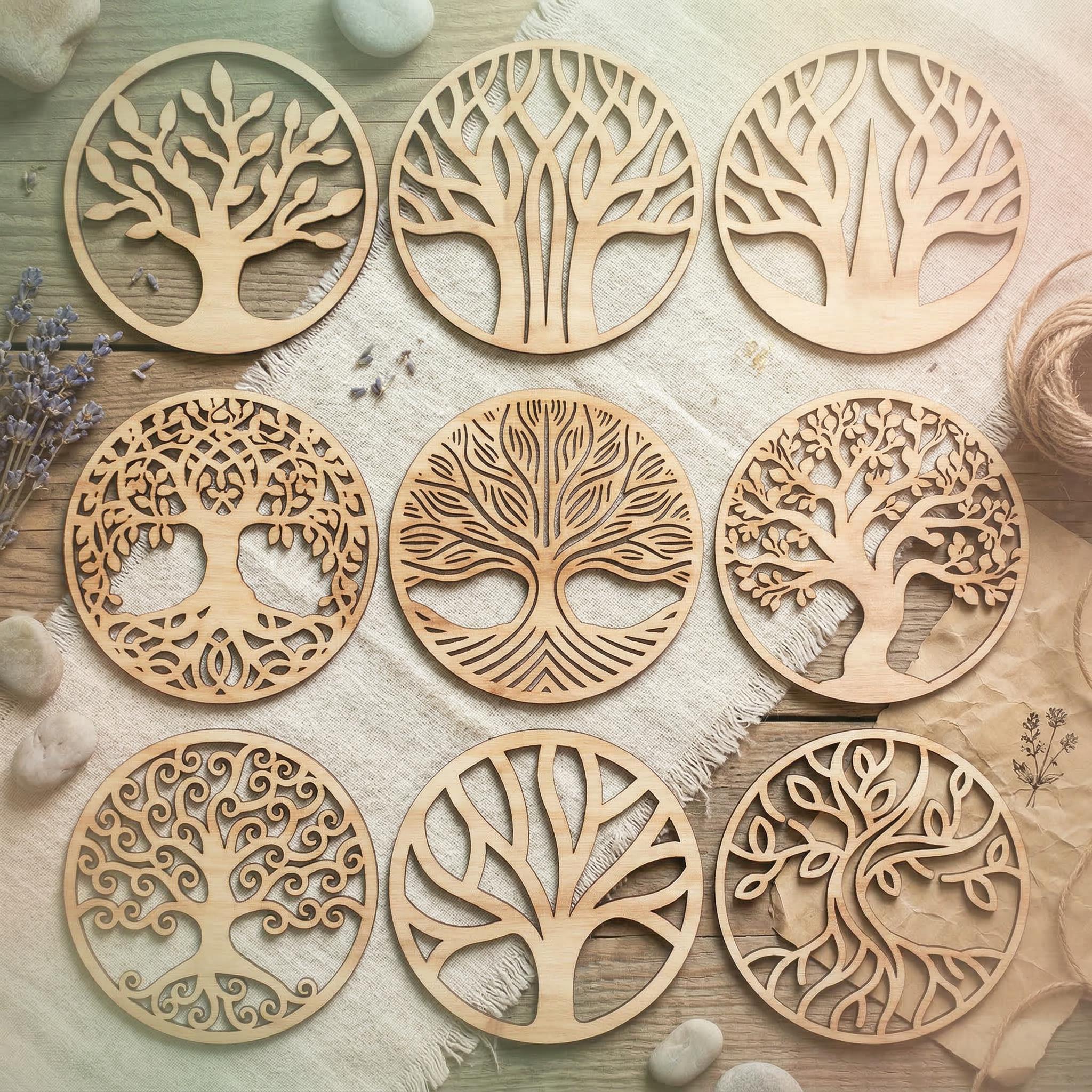 Tree of Life SVG DXF PNG, Laser Cut File Glowforge Cricut (digital ...
