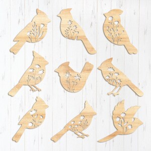 Floral Cardinal oiseau DXF SVG, fichiers découpés au Laser Glowforge Silhouette Cricut, symbole de condoléances commémoratif du souvenir de la perte de la famille