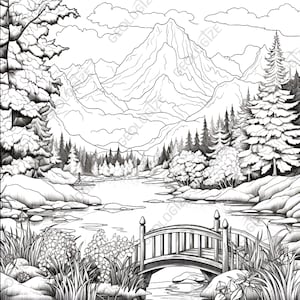 Relaxing Mountains and Lakes